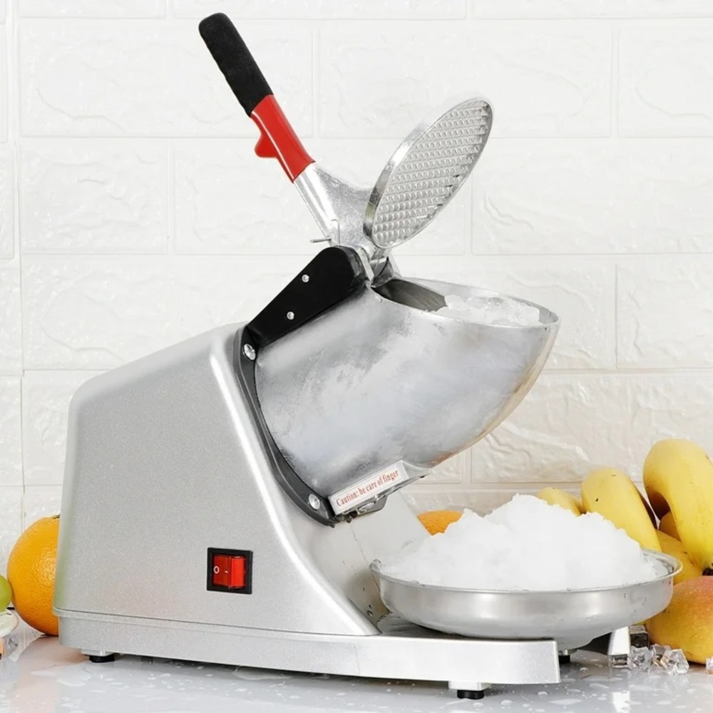 NEW ZENCHEF Ice Shaver Stainless SteelShaved Ice Snow Cone Maker Kitchen Machine